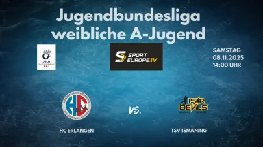 JBLH wA Vorrunde 4: HC Erlangen vs. TSV Ismaning