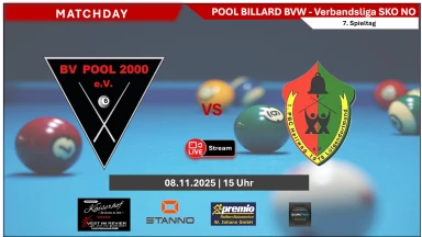 BV Pool 2000 II vs. 1. PBC Hellweg II | Tisch 2