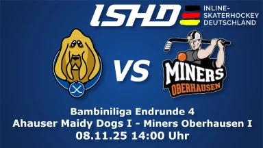 🎥Ahauser Maidy Dogs I - Miners Oberhausen I - Bambiniliga Endrunde 4 🏒🔥