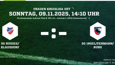 SG Russee/Klausdorf vs. SG Insel Fehmarn Damen