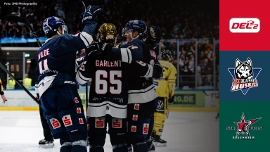 DEL2: EC Kassel Huskies vs. Starbulls Rosenheim