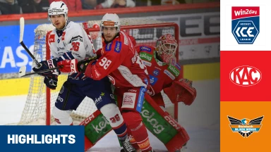 win2day ICE Hockey League: EC-KAC vs. Steinbach Black Wings | Highlights