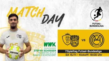 7. Spieltag: YB Balkan Pfarrkirchen vs. MCH Futsal Bielefeld – Futsal-Bundesliga