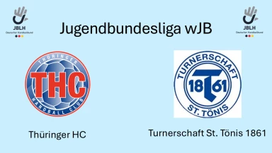 Jugendbundesliga wB: Thüringer HC – Turnerschaft St. Tönis 1861