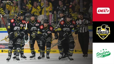 DEL2: Krefeld Pinguine vs. Bietigheim Steelers
