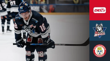 DEL2: EC Kassel Huskies vs. EV Landshut