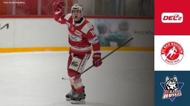 DEL2: EC Bad Nauheim vs. EC Kassel Huskies