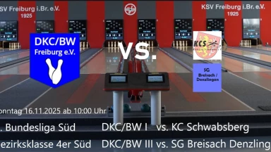 Heimspiel DKC/BW Freiburg vs. KC Schwabsberg, SG Breisach Denzlingen