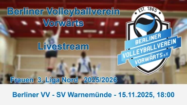 Volleyball 3.Liga Frauen Berliner VV - SV Warnemünde