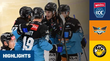 win2day ICE Hockey League: Steinbach Black Wings Linz vs. HC Falkensteiner Pustertal | Highlights