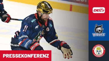 DEL2: EHC Freiburg vs. EV Landshut | Pressekonferenz
