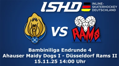 🎥Ahauser Maidy Dogs I - Düsseldorf Rams II - Bambiniliga Endrunde 4 🏒🔥