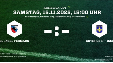 SG Insel Fehmarn 1 vs. Eutin 08 II - U23