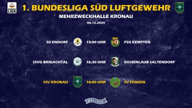 1. Bundesliga Süd Luftgewehr - 8. Wettkampftag - SSV Kronau