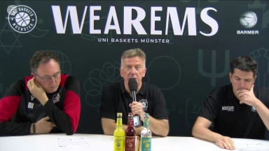 Pressekonferenz: Uni Baskets Münster vs. GIESSEN 46ers