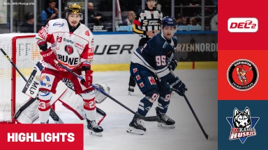 DEL2: Eispiraten Crimmitschau vs. EC Kassel Huskies | Highlights