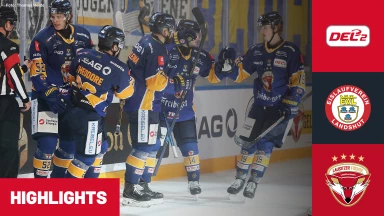 DEL2: EV Landshut vs. Lausitzer Füchse | Highlights