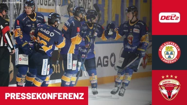 DEL2: EV Landshut vs. Lausitzer Füchse | Pressekonferenz