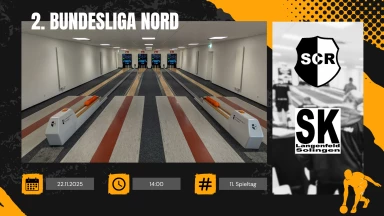 SC Reckenfeld 1 vs. SK Langenfeld/Solingen 1 - 2. Bundesliga Kegeln (Schere)