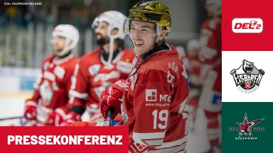 DEL2: Eisbären Regensburg vs. Starbulls Rosenheim | Pressekonferenz