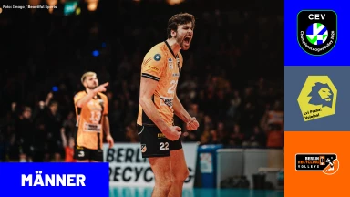 CL Männer: VK Lvi PRAHA vs.  BERLIN Recycling Volleys