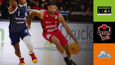 ProA: GIESSEN 46ers vs. Eisbären Bremerhaven