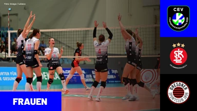 CL Frauen: LKS Commercecon LODZ vs. DRESDNER SC - kommentiert von Regina Mapeli Burchardt