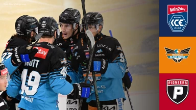 win2day ICE Hockey League: Steinbach Black Wings Linz vs. Pioneers Vorarlberg
