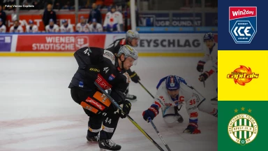 win2day ICE Hockey League: Vienna Capitals vs. FTC-Telekom Budapest