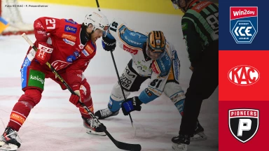 win2day ICE Hockey League: EC KAC vs. Pioneers Vorarlberg