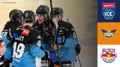 win2day ICE Hockey League: Steinbach Black Wings Linz vs. EC Red Bull Salzburg - Without Commentary