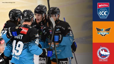 win2day ICE Hockey League: Steinbach Black Wings Linz vs. HC TIWAG Innsbruck