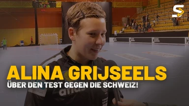 Alina Grijseels über den erfolgreichen WM-Test gegen die Schweiz | Sporteurope.TV Handball