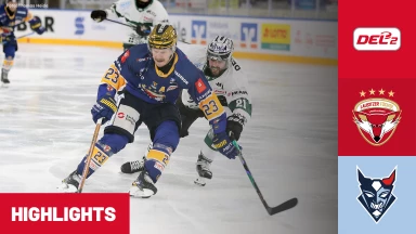 DEL2: Lausitzer Füchse vs. Blue Devils Weiden | Highlights