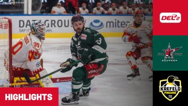DEL2: Starbulls Rosenheim vs. Krefeld Pinguine | Highlights