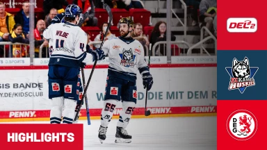 DEL2: EC Kassel Huskies vs. Düsseldorfer EG | Highlights