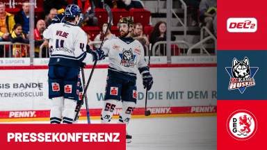 DEL2: EC Kassel Huskies vs. Düsseldorfer EG | Pressekonferenz