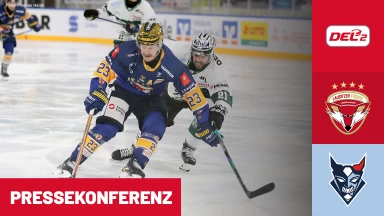 DEL2: Lausitzer Füchse vs. Blue Devils Weiden | Pressekonferenz