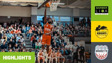 ProA: Bozic Estriche Knights Kirchheim vs. SBB Baskets Wolmirstedt | Highlights