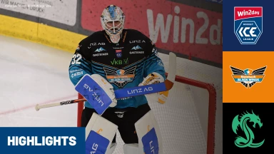 win2day ICE Hockey League: Steinbach Black Wings Linz vs. Olimpija Ljubljana | Highlights