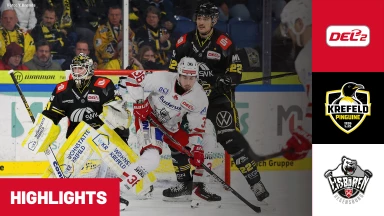 DEL2: Krefeld Pinguine vs. Eisbären Regensburg I Highlights