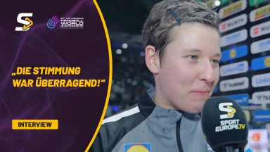 Überglücklich nach dem Sieg gegen Island! Alina Grijseels im Interview