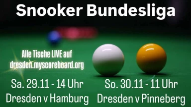 Snooker Bundesliga - Dresden v Pinneberg - Tisch 2