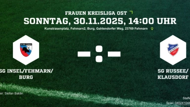 SG Insel Fehmarn Damen vs. SG Russee/Klausdorf