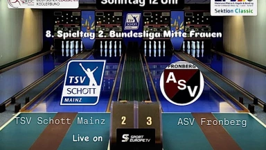 2. Bundesliga Mitte TSV Schott Mainz - ASV Fronberg