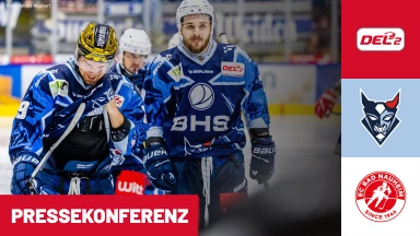 DEL2: Blue Devils Weiden vs. EC Bad Nauheim | Pressekonferenz