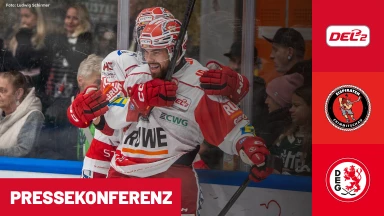 DEL2: Eispiraten Crimmitschau vs. Düsseldorfer EG | Pressekonferenz