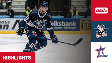 DEL2: EC Kassel Huskies vs. Ravensburg Towerstars I Highlights