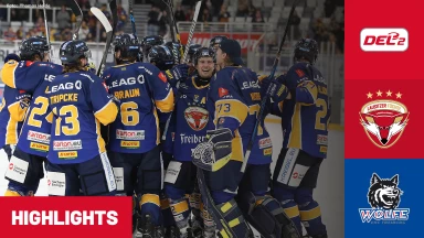 DEL2: Lausitzer Füchse vs. EHC Freiburg I Highlights