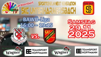 BAWÜ Liga - Männer: SKC Unterharmersbach II - SKC FH Plankstadt I